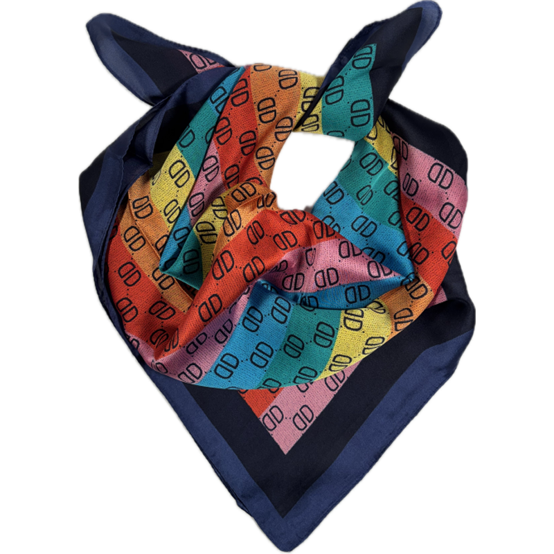 Szalik apaszka gawroszka satynowa kolorowa