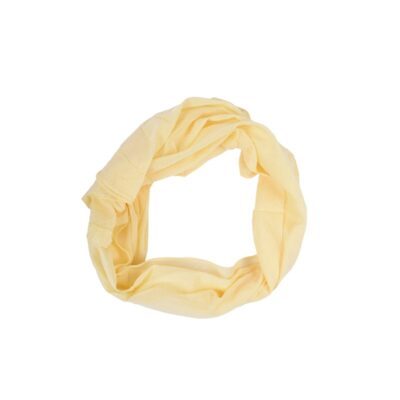 Włoska apaszka damska jasnożółta w kropki